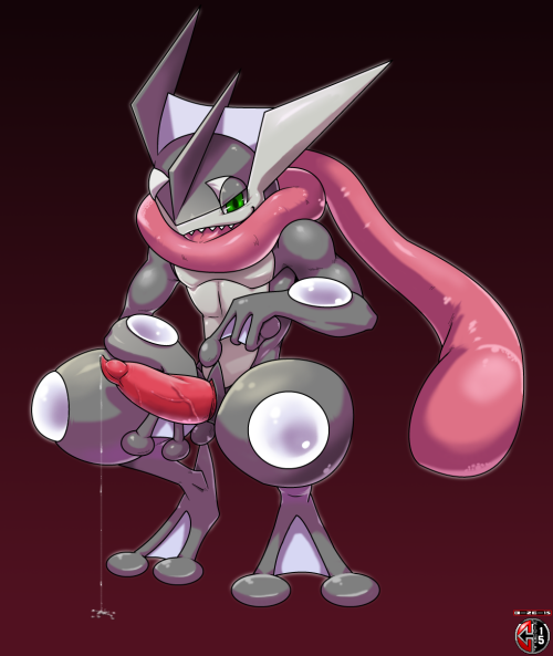 froakiestuff:  Greninja will always be sexy Made by: kivwolf 