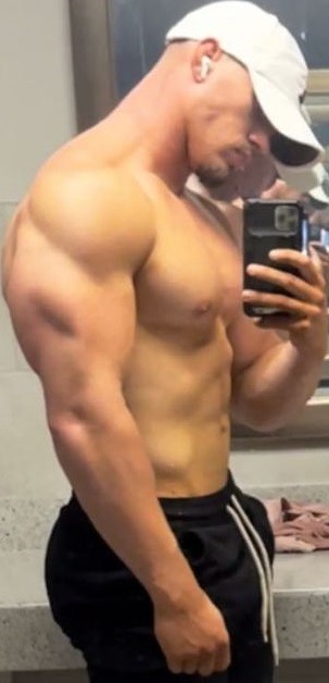 *drenched in sweat, shaking* him big 18+