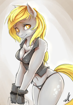 mod-of-chaos:  Drew Anthro Derpy last night… I regret nothing.