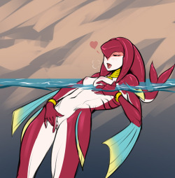 xizrax:  sketch commission of a female Zora.is she in the sidon