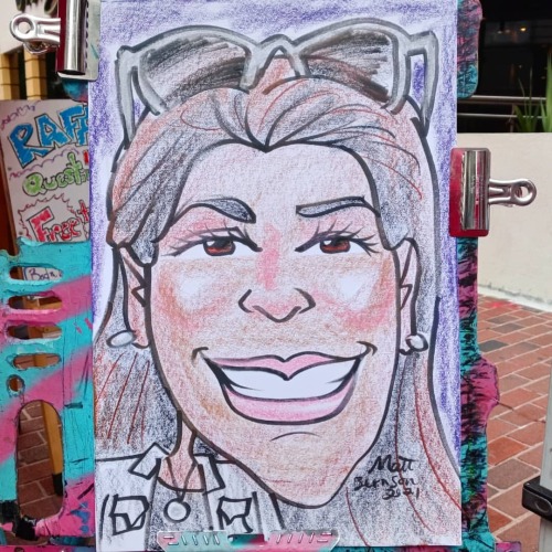 Caricature!   Keep moving towards your dream one step at a time.