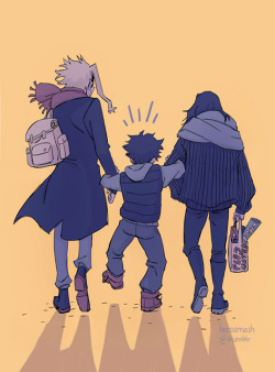 herosmash:Deku and his two dads