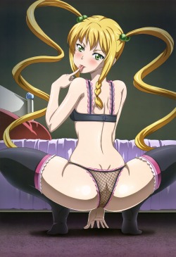 unlimited-sexxy-works:  Download my sexy Maken-Ki hentai collection here: http://ift.tt/1tzhJuf