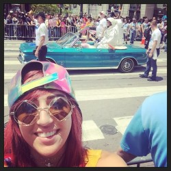 I was really amped about NASA&rsquo;s bit in the parade. An astronaut in a beautiful classic car? Oh hell yes. #SFpride