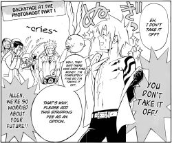 dgm-allensexual:Ever since this Omake, those Stripper!AUs donâ€™t seem so unreasonable anymore. Cross has corrupted you, Allen.