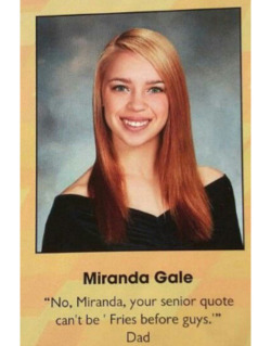 finofilipino:  “No, Miranda, tu cita de la orla de graduación