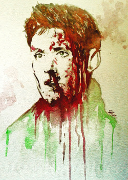 casfucker:  casfucker:  kitty finished my bloody!dean commission