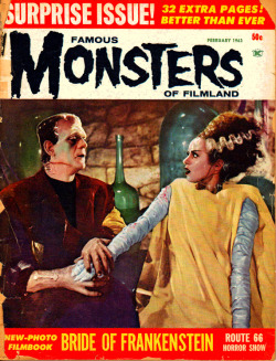 ronaldcmerchant:  Famous Monsters of Filmland-1962 