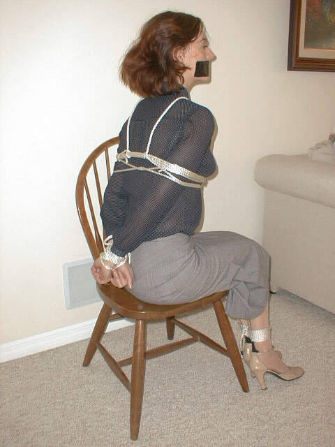 darcy77blog:  She was surprised when I told her that she was going to be tied up for a bit