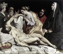 The lamentation over the dead Christ - Abraham Janssens