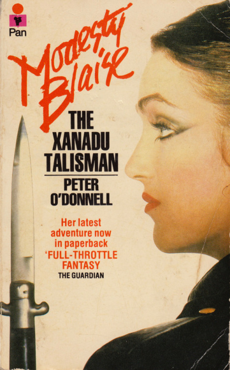 The Xanadu Talisman, by Peter O’Donnell (Pan, 1982). From Ebay.