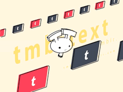 chrono-graphy:タンテキちゃんの日常 - tmbrtext for tumblr.そういえば，タンテキちゃんって喋るんだろうか。Animation