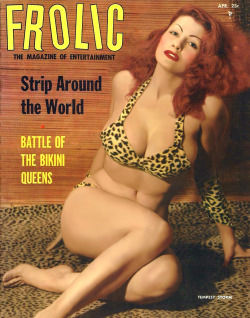 Tempest Storm is featured on the cover of the April ‘56 issue