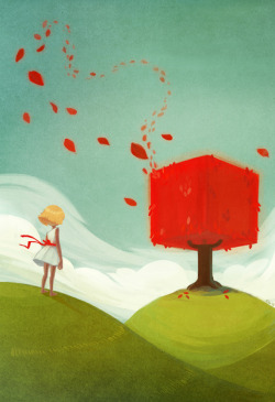 ktt:  Red Tree by Ellen Su 