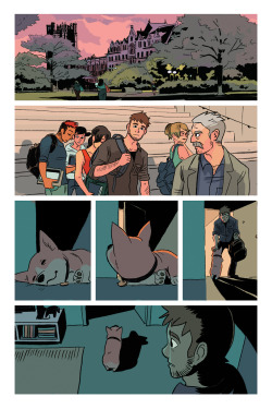 luclabellecomics:  Here’s some more pages from our book Outer