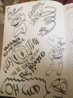 sketchbook stuff i wrote when i was sad