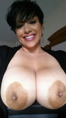 robzrax:  I love my wife’s huge G cup cow tits!  beautiful