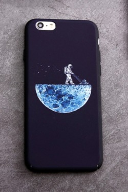 ruby-woo-s: Chic Design Phone Cases  Moon Astronaut  //  Letter