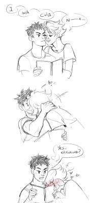 hawberries:  my aesthetic: oikawa teasingly asking iwaizumi for