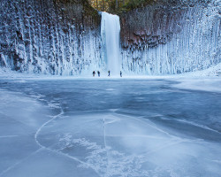 fourteen:  Frozen Abiqua by Jesse Estes on Flickr. 