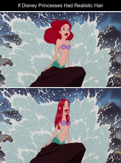 deansass:  tastefullyoffensive:  Disney Princesses With Realistic