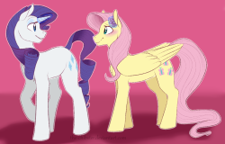 the-chibster:  Girly horses My part of the ship trade with art-of-the-breeThey