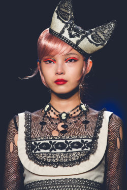 xiao wen ju @ anna sui s/s 2013 by billy rood