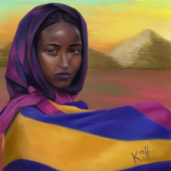 seankitt: A woman from the Borana Oromo tribe. Artist Sean Kitt: