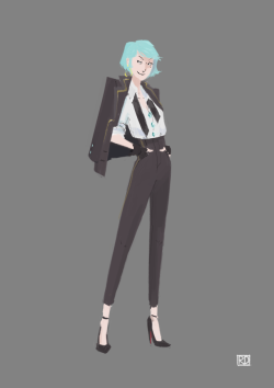 prospectkiss:  I adore this redesign of Franziska! Haughty, feminine,