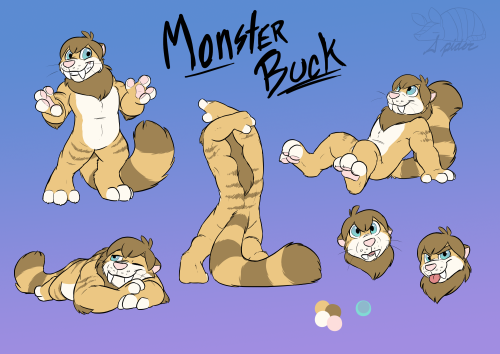 spiderdasquirrel:  Bucky’s more monstrous looking alt form, often taken when he gets bigger or monstrous moods.  