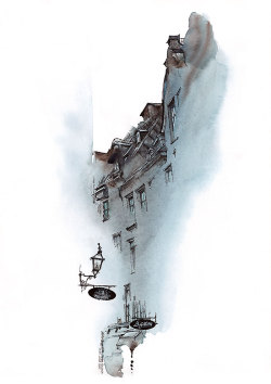 crossconnectmag:  The Dreamy Watercolour & Pen Paintings