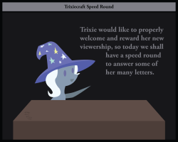 trixiecraft:Trixie forced her editor into working today. You