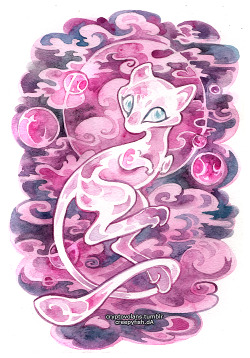 cryptovolans:  A mew commission! Really pleased with how this