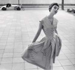 alwaysbevintage:  📷Model Biene wearing a summer dress photographed