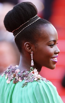 queenmargtyrell:  Lupita Nyong'o attends the opening ceremony
