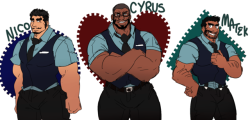 thewildwolfy:  Flight Attendant boys. They didnt come out the
