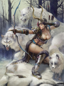 art-of-cg-girls:  Artemis - Applibot Card Set by Lian - OXAN