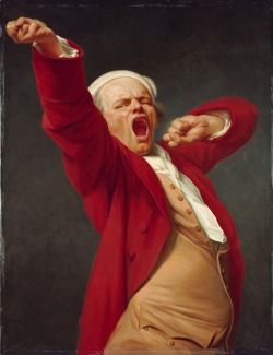 Joseph Ducreux Self Portrait Yawning 1783 