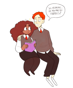 charlubby:   just pretend that ron went back to hogwarts to finish