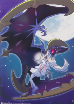 rnissile: New Official artwork of Lillie & Lunala from the