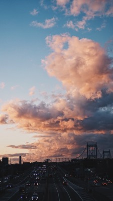 now-youre-cool:Sunset in New York