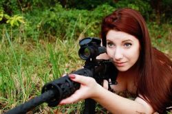girlandguns:  Girl With Gun  follow me at : http://girlandguns.tumblr.com/