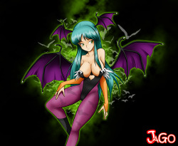 fandoms-females:morrigan_color_by_jago81co (  TMG # 3 - Bats