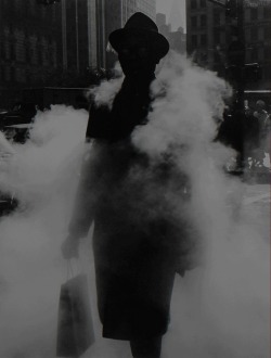 loverofbeauty:  Arthur Tress (b.1940):   Man in Steam, NYC  (1968)