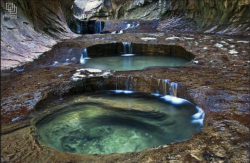 idril-fay: sixpenceee:  The Subway in Zion National Park. It