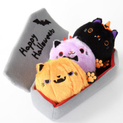 sugarykittens:  Halloween Neko-Dango plushies available HERE!