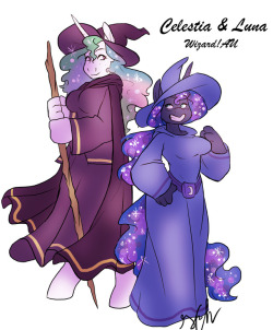 seashelleartandstuff: More wizards! This time, we have two of