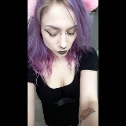 😸😸😸 #goth #neko #kitty #cats #camgirl #o0pepper0o #halloween