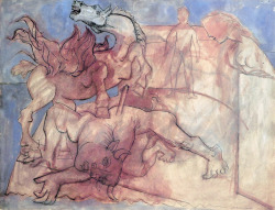 transistoradio:  Pablo Picasso, Wounded Minotaur, Horse, and