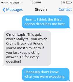 You should have been able to “C” this coming, Steven